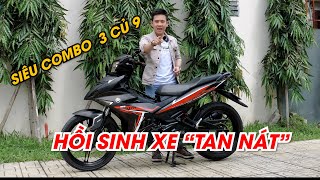 SIÊU COMBO | 3 CỦ 9 HỒI SINH EXCITER 150 "TAN NÁT"