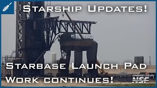 SpaceX Starship Updates! Work Continues on Starbase Launch Pads! TheSpaceXShow