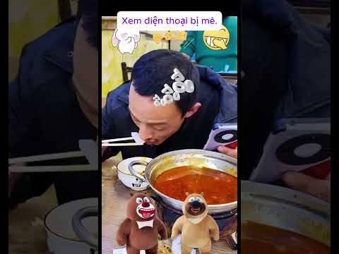Tại sao chú này lại nằm trên mặt đất ăn bún vậy #HoatHinhChoBe #CuoiVuiCungBe #TruyenCuoi #Shorts