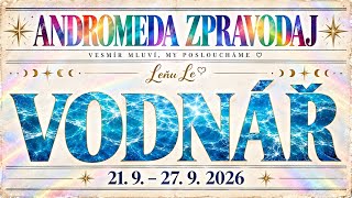 VODNÁŘ týden 21.9.-27.9.2026 - PRAVDA ✨ #tarot #výkladkaret 