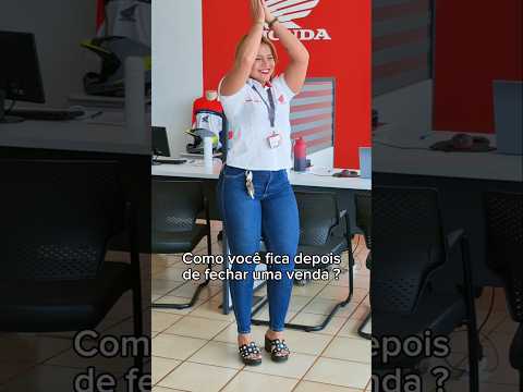 Como agente fica depois de fechar uma venda ? 🤣🤣...#vendedor #honda #motocicleta #honda160 #meme