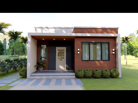 SMALL HOUSE DESIGN | 7X13 METERS | 3 BEDROOM