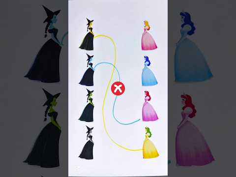 Elphaba & Glinda line connect puzzle #puzzal #elphaba #glinda #shorts