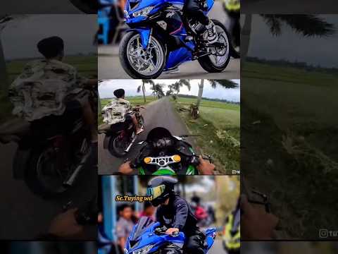 NOLONGIN CEWE DI GBER RX-KING, AUTO DI GBER BALIK PAKE ZX25R #shortvideo #viralvideo #shorts