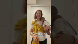 Cómo ponerte una BANDOLERA DE PORTEO de muselina