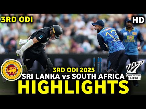 Sri Lanka vs New Zealand 2nd ODI Highlights 2025 | SL vs NZ 2025 | SL vs NZ 2nd ODI Highlights 2025