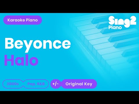 Halo – Beyonce (Piano karaoke backing for cover)