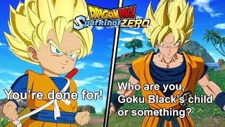 DRAGON BALL: Sparking! ZERO - Unique Interactions | Goku mini, Vegeta mini, Fusions and more
