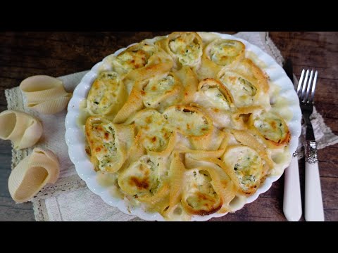 Così PROFUMATO che tutti i vicini hanno chiesto la ricetta! Veloce e Facili Conchiglioni Ripieni