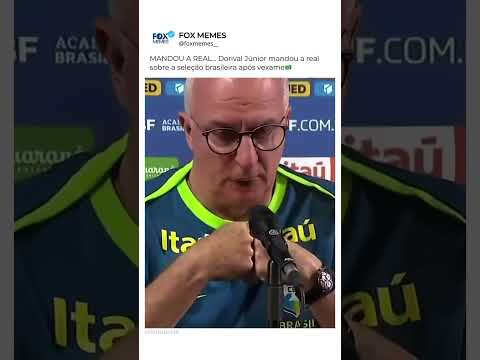 DORIVAL MANDA O PAPO APÓS VEXAME HISTÓRICO! 😂#futebol #meme #selecaobrasileira