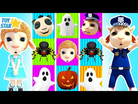 Police Officer Protects the City | Monsters in teh Dark | Funny Animation for Children  | Kids Songs