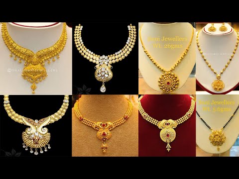 Latest Gold Necklace Design Collections 2025 | #todayfashion #goldjewellery #Simple necklace design