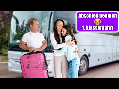 Morgenroutine 1. Klassenfahrt 🚌 Mama & Papa Abschied von Clara! Handy Verbot! Mamiseelen