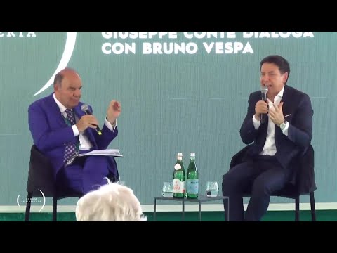 Giuseppe Conte al “Forum in masseria”, intervista con Bruno Vespa (12.07.25)