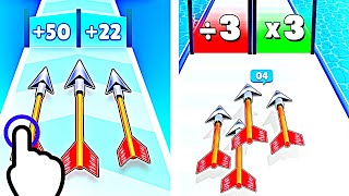 Arrow Run Race - Archery Arrow Fest Run - All Levels iOS Android GamePlay #6