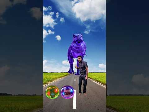 i jump on colour ball to dinosaur, monster Pac Man, zombie, Siren head #shorts #youtubeshorts