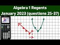 Algebra 1 Regents January 2023: Key Concepts and Problem Solving