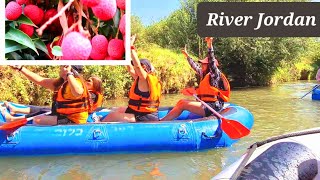 We had an exciting /Fun weekend at River Jordan Kayaking in Israel | Lychee picking