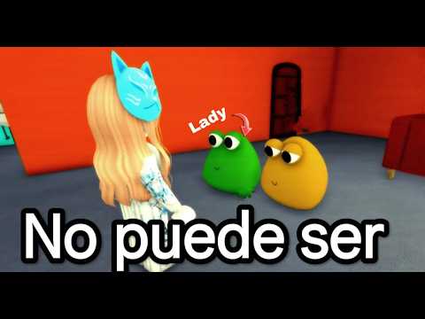 ME TRANSFORMO en POU Y CUIDAN DE MI!!-Roblox