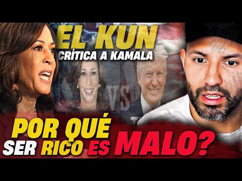 🚨SER RICO ES MALO?🚨EL KUN AGÜERO CUESTIONO EL DISCURSO DE KAMALA HARRIS EN EL DEBATE PRESIDENCIAL🤯