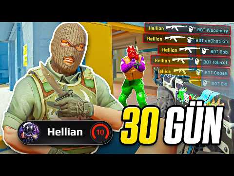CS2 30 GÜN ÖKÜZ GİBİ AIM ÇALIŞTIM!!