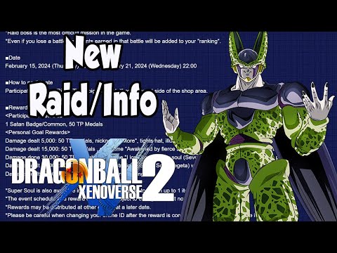 Dragon Ball Xenoverse 2 New Raid Rewards & Details