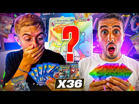 MEGA OUVERTURE DE 36 BOOSTER RARE POKEMON (objectif dracaufeu)