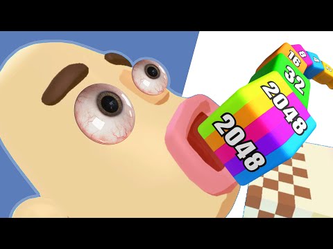 Sandwich Runner VS Jelly Run 2048! All Levels Update Gameplay Walkthrough iOS/Android Ep 1