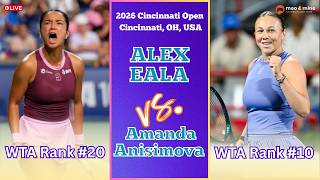 🔴LIVE SCORE ALEX EALA PHIL. vs. AMANDA ANISIMOVA USA Round of 32