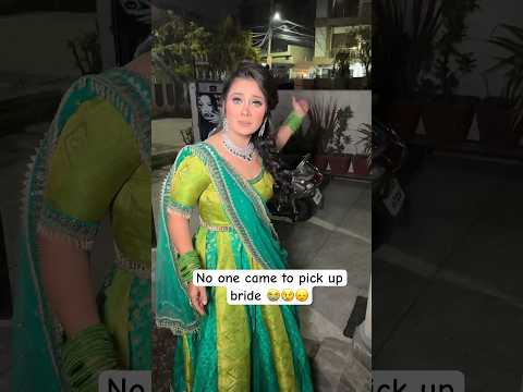 Bride ko lene koi nahi aaya😭 #viralbride #viralvideo #viralshort #comedy #armaanmalik #kritikamalik
