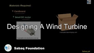 Designing A Wind Turbine