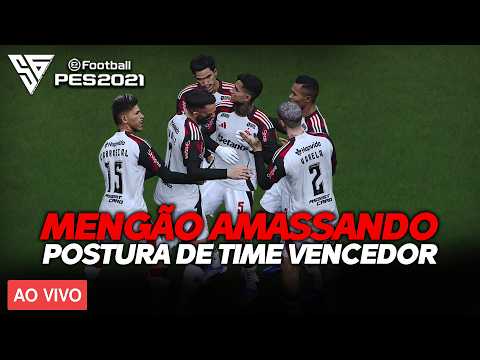 DEIXANDO O MENGÃO COM POSTURA DE TIME VENCEDOR - GAMEPLAY PES 2021 - 60 FPS - SADAN GAMER - PC