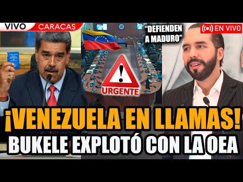 ?BUKELE EXPLOTÓ EN VIVO CONTRA LA OEA Y MADURO ?VENEZUELA EN LLAMAS? | FRAN FIJAP