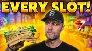 WE DID a BONUS HUNT OPENING at the IRL CASINO... EVERY SLOT in VIP!!