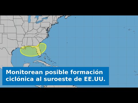 Monitorean posible formación ciclónica al suroeste de EE.UU.