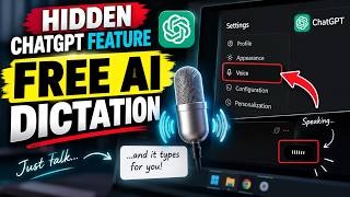 ChatGPT Has FREE AI Dictation?! Hidden Feature You Need to Try