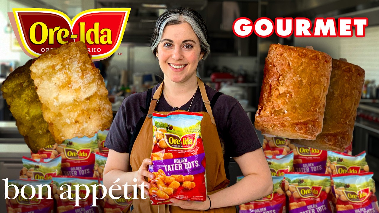 Pastry chef attempts to make gourmet tater tots gourmet makes bon app tit