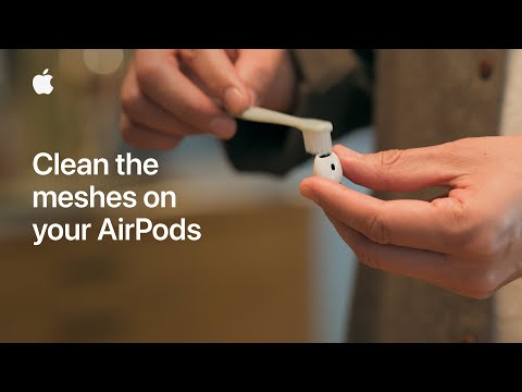 How to clean the meshes on your AirPods | Apple Support