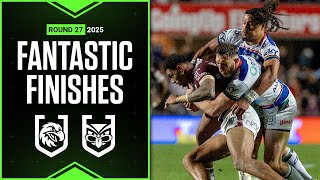 NRL Highlights | NRL Best finishes of 2025: Sea Eagles v Warriors - Round 27 | Season Highlights