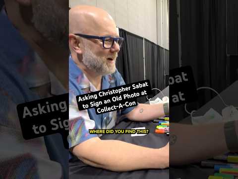Asking the Voice of Vegeta to Sign an Old Photo From the Internet