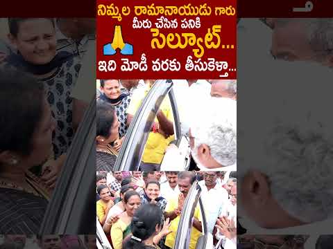 నిమ్మల రామానాయుడు గారు మీకు సెల్యూట్ 🙏👏 #MinisterNimmalaRamanaidu #VijayawadaFloods #TDP