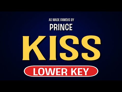 Prince – Kiss | Karaoke Lower Key