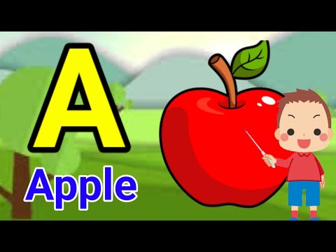 preschool toddler learning video | phonics sounds | a for apple b for ball | #toddlers #phonics 02