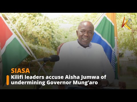 Kilifi leaders criticize Aisha Jumwa for allegedly undermining Governor Mung’aro