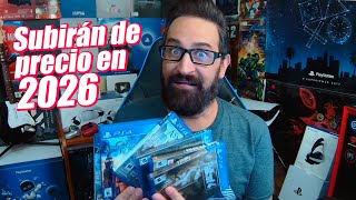 Videojuegos subirán de precio en 2026