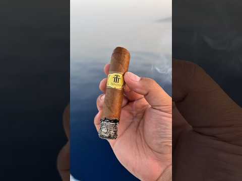 Cigar Ritual at Sea Cutting & Lighting the Trinidad Vigia-قطع وإشعال سيجار ترينداد فيجيا #egypt