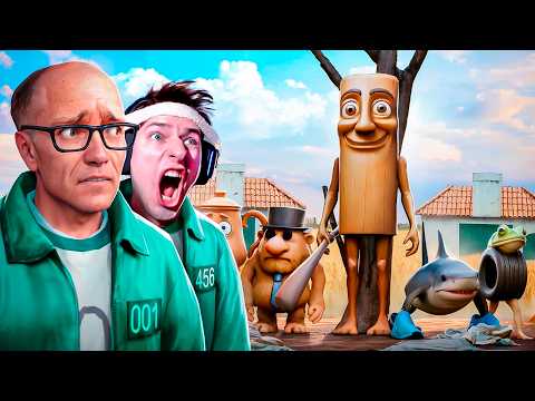 ИТАЛЬЯНСКИЕ МЕМЫ ОХОТЯТСЯ НА НАС в ИГРЕ В КАЛЬМАРА в VR! АНАТОХИЧ и ДРЫНДА в Garry’s Mod