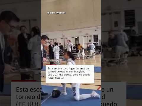 Una esgrimista se niega a competir con una rival trans