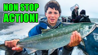 Nonstop Action! Coho & Black Rockfish – Ultimate Ocean Trip
