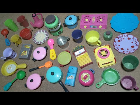 ASMR | unboxing cute mini kitchen set collection | most satisfying video